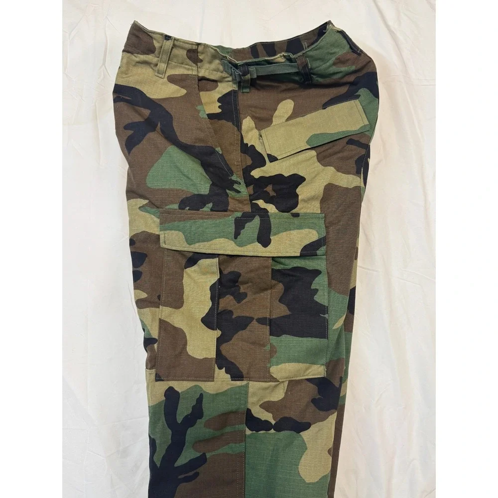 US Military Woodland Camo Cargo Pants Small Regular 8415-01-390-8943 Ripstop